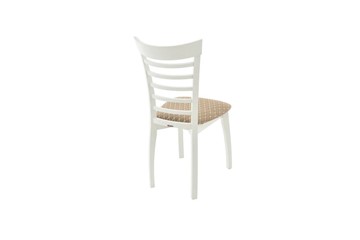 Кухонный стул Бурбон (Тон 9-Эмаль белая, Призма 37-1) в Тюмени - предосмотр 3