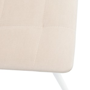 Обеденный стул Leset Скай (Металл белый/велюр песок) в Ишиме - предосмотр 4
