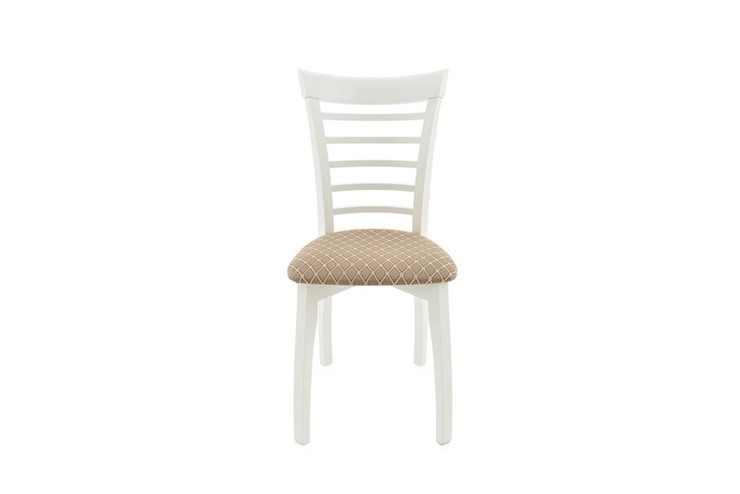 Кухонный стул Бурбон (Тон 9-Эмаль белая, Призма 37-1) в Тюмени - изображение 1