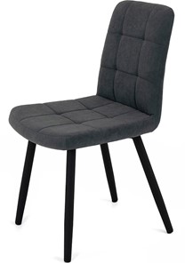 Кухонный стул Абсент NEW, ноги черные круглые XL (R32)/велюр T177 Графит в Тюмени - предосмотр