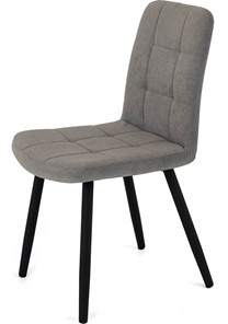 Кухонный стул Абсент NEW, ноги черные круглые XL (R32)/велюр T180 Светло-серый в Заводоуковске - предосмотр