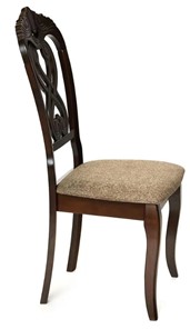 Кухонный стул Андромеда, дерево гевея 47х55х107 Cappuchino/ткань коричневая S 168-7 (2 шт) арт.12895 в Тюмени - предосмотр 1