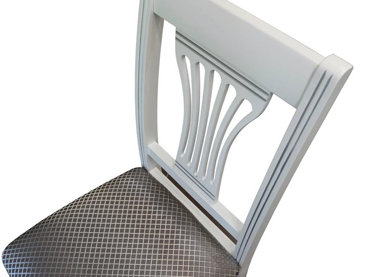 Обеденный стул Анри (белый-серебро, Атина серебро) в Тюмени - изображение 2