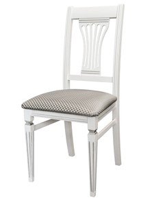 Обеденный стул Анри (белый-серебро, Атина серебро) в Заводоуковске