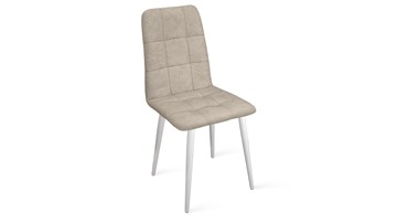 Обеденный стул Аспен К1С (Белый матовый/Микровелюр Duna Brilliant) в Ишиме