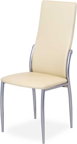 Обеденный стул Кубика Асти Лайт, экокожа К37/ноги хром-лак в Тюмени