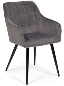 Обеденный стул BEATA (mod. 8266) 56х60х82 серый (G-062-40)/черный в Тюмени - предосмотр