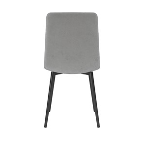 Кухонный стул Белла, велюр тенерифе грей/Цвет металл черный в Ишиме - предосмотр 3