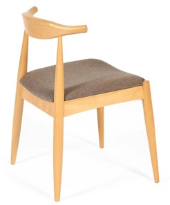 Обеденный стул BULL бук/ткань 54,5x54x75 Натуральный арт.19586 в Тюмени - предосмотр 1