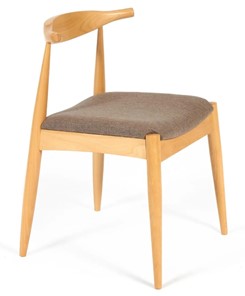 Обеденный стул BULL бук/ткань 54,5x54x75 Натуральный арт.19586 в Тюмени