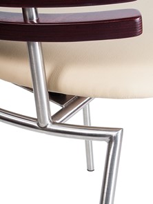 Кухонный стул Cafe chrome arm, кожзам PU в Тюмени - предосмотр 2