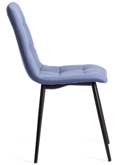 Обеденный стул CHILLY MAX 45х54х90 серо-голубой/черный арт.20032 в Тюмени - изображение 1