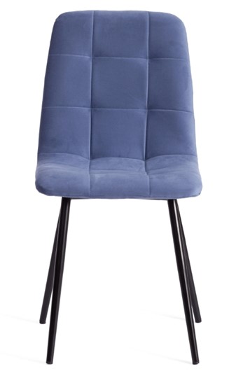 Обеденный стул CHILLY MAX 45х54х90 серо-голубой/черный арт.20032 в Тюмени - изображение 4