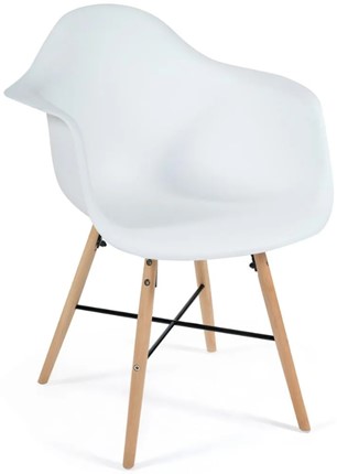 Кресло CINDY (EAMES) (mod. 919) 60х62х79 белый арт.19047 в Заводоуковске - изображение