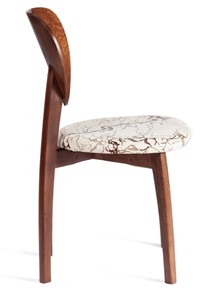 Обеденный стул Diamante, мягкое сидение бук, 42х42х85, коричневый/ткань Крекс Айвори арт.20081 в Заводоуковске - предосмотр 1