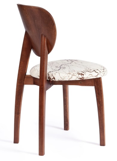 Обеденный стул Diamante, мягкое сидение бук, 42х42х85, коричневый/ткань Крекс Айвори арт.20081 в Заводоуковске - изображение 2