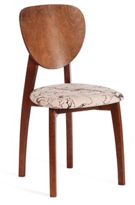 Обеденный стул Diamante, мягкое сидение бук, 42х42х85, коричневый/ткань Крекс Беж арт.14123 в Тюмени