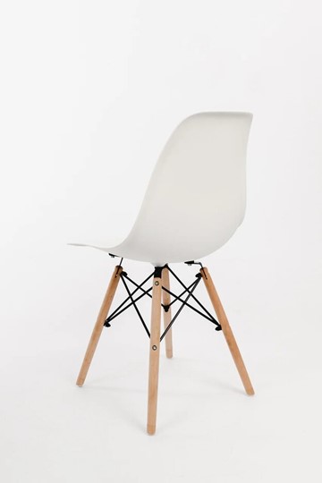 Обеденный стул DSL 110 Wood (белый) в Тюмени - изображение 3