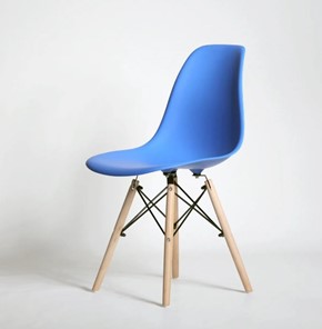 Обеденный стул derstuhl DSL 110 Wood (синий) в Тюмени