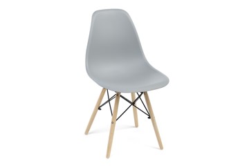 Обеденный стул derstuhl DSL 110 Wood (светло-серый) в Тюмени