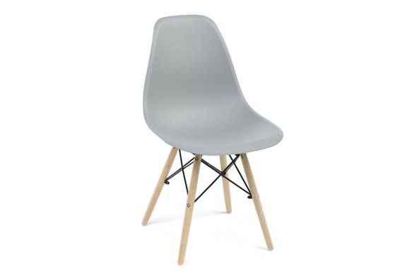 Обеденный стул DSL 110 Wood (светло-серый) в Тюмени - изображение