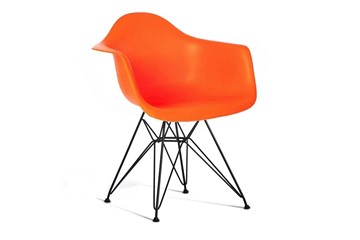 Обеденный стул derstuhl DSL 330 Black (оранжевый) в Тюмени