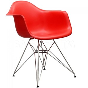 Обеденный стул derstuhl DSL 330 Chrom (красный) в Заводоуковске