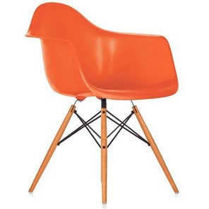 Обеденный стул DSL 330 Wood (оранжевый) в Тюмени