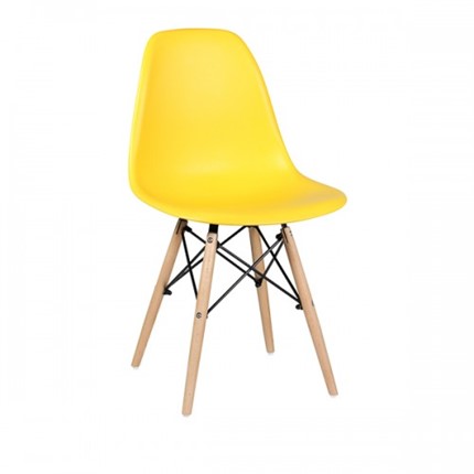 Кухонный стул EAMES DSW WX-503 PP-пластик желтый в Тюмени - изображение