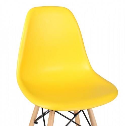 Кухонный стул EAMES DSW WX-503 PP-пластик желтый в Заводоуковске - изображение 2