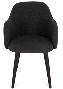 Обеденный стул Эспрессо-1, ноги черные круглые XXL (R38)/велюр T190 Горький шоколад в Тюмени - предосмотр 1