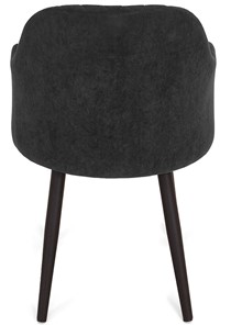 Обеденный стул Эспрессо-1, ноги черные круглые XXL (R38)/велюр T190 Горький шоколад в Тюмени - предосмотр 5