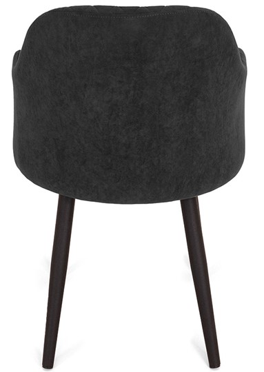 Обеденный стул Эспрессо-1, ноги черные круглые XXL (R38)/велюр T190 Горький шоколад в Тюмени - изображение 5