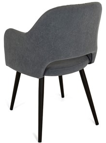 Обеденный стул Эспрессо-2, ноги черные круглые XL (R32)/велюр T177 Графит в Тюмени - предосмотр 4
