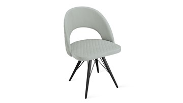 Обеденный стул Гэтсби К3 (Черный муар/Велюр Confetti Silver) в Заводоуковске