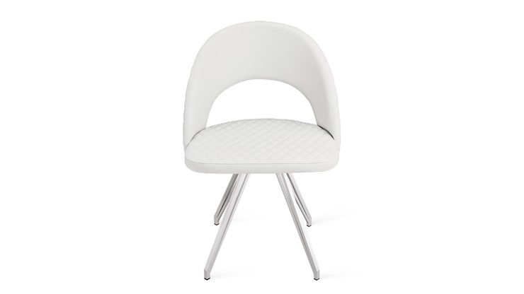 Обеденный стул Гэтсби К4 (Белый матовый/Кож.зам Polo White) в Заводоуковске - изображение 3