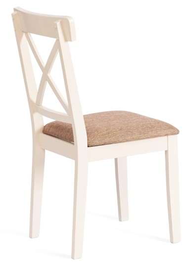 Обеденный стул Гольфи 2, дерево гевея 45х51х94 Ivory white/ткань кор.-зол 1505-9 арт.19557 в Тюмени - изображение 2