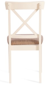 Обеденный стул Гольфи 2, дерево гевея 45х51х94 Ivory white/ткань кор.-зол 1505-9 арт.19557 в Тюмени - предосмотр 3