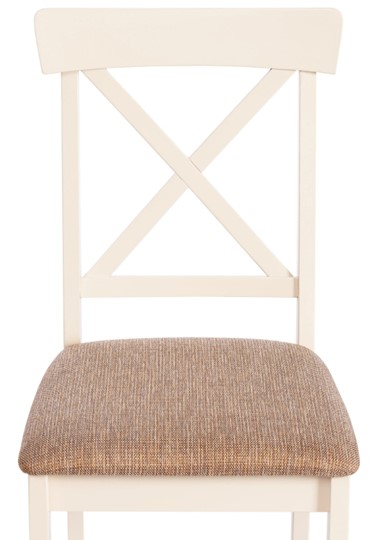 Обеденный стул Гольфи 2, дерево гевея 45х51х94 Ivory white/ткань кор.-зол 1505-9 арт.19557 в Тюмени - изображение 5