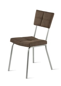 Обеденный стул Лион 1, Allure dark brown/Металлик в Тюмени