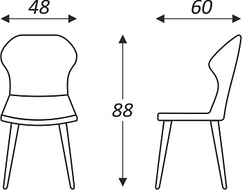Обеденный стул Марио (Аквамарин Т179/ноги белые) в Заводоуковске - предосмотр 5