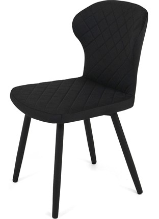 Обеденный стул Марио (Nero Т145/ноги черные) в Тюмени - изображение