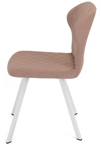 Обеденный стул Марио (Пудровый Т181/ноги белые) в Тюмени - предосмотр 2
