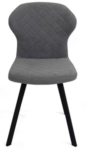 Обеденный стул Марио (Светло-серый Т180/ноги черные) в Заводоуковске - предосмотр 1