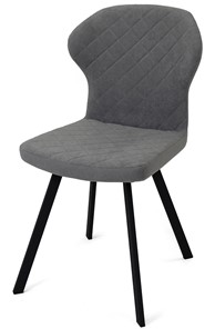 Обеденный стул Марио (Светло-серый Т180/ноги черные) в Заводоуковске - предосмотр 2