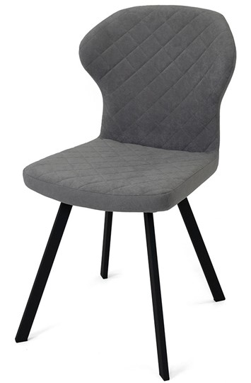 Обеденный стул Марио (Светло-серый Т180/ноги черные) в Заводоуковске - изображение 2