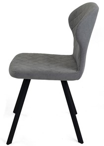 Обеденный стул Марио (Светло-серый Т180/ноги черные) в Заводоуковске - предосмотр 3