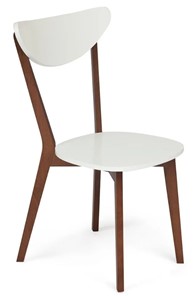 Обеденный стул MAXI (Макси), бук/МДФ 86x48,5x54,5 Белый/Коричневый (2 шт) арт.10464 в Тюмени