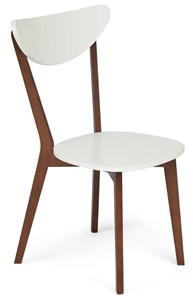 Обеденный стул MAXI (Макси), бук/МДФ 86x48,5x54,5 Белый/Коричневый арт.19583 в Тюмени