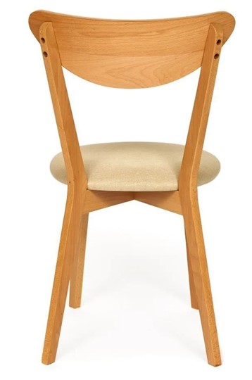 Обеденный стул MAXI (Макси), бук/ткань 86x48,5x54,5 Бежевый/ натуральный бук арт.19593 в Тюмени - изображение 2